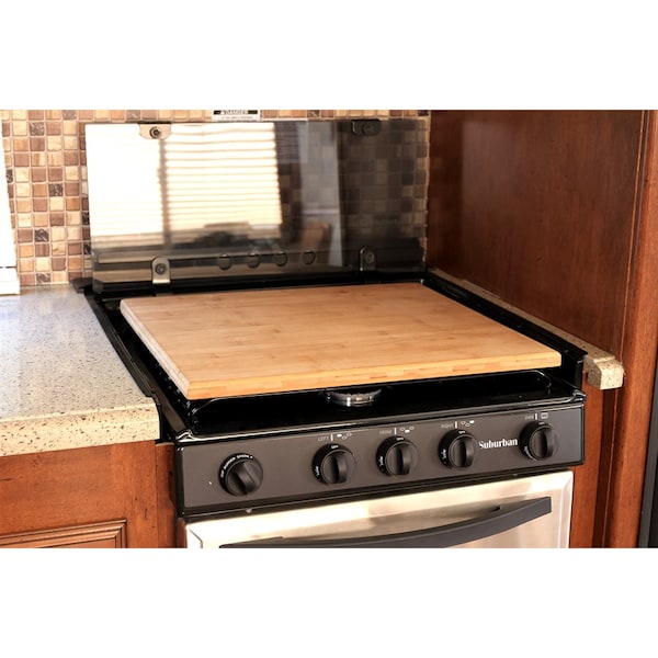 Camco UNIVERSAL SILENT TOP, BAMBOO 19-1/2IN X 17IN X 3/4IN - 43571