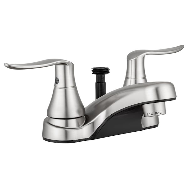 Dura Faucet ELEGANT RV LAVATORY FAUCET W/DIVERTER-BRUSHED SATIN NICKEL - DF-PL720LH-SN