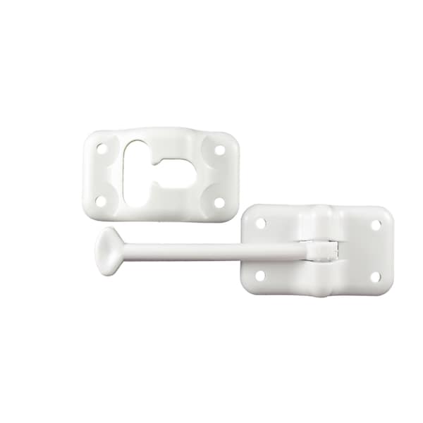 Jr Products JR Products 10414 Plastic T-Style Door Holder - Polar White, 3-1/2" - 10414