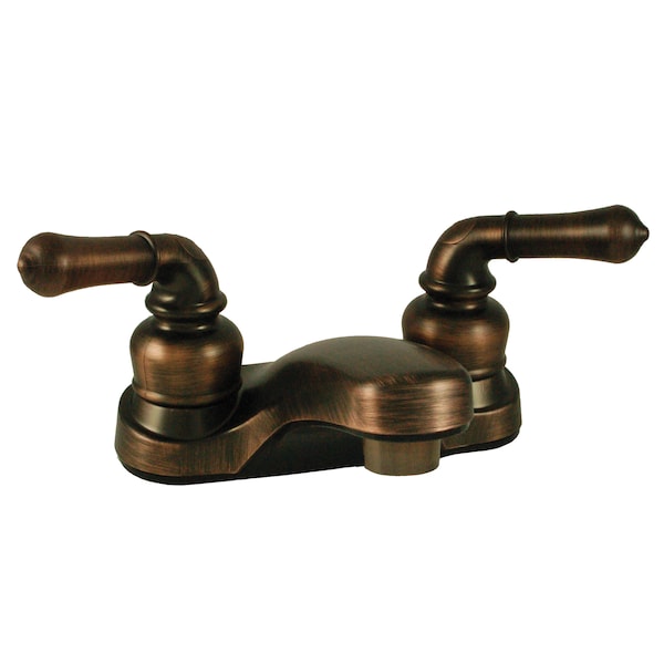 Empire Brass Empire Brass U-YOB77OB RV Bathroom Non-Metallic Faucet with Teapot Handles - 4", Oil Rub Bronze - U-YOB77OB