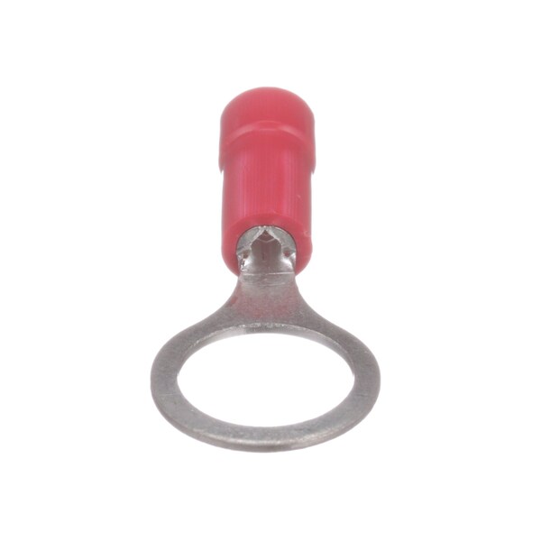 Panduit Ring Term, vinyl Insul, 22 - 18 AWG, 3/8" stud, PV18-38R-MY, PK 1000 - PV18-38R-MY