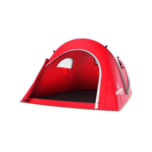Leisure Sports Pop-up Tent 2-person Water Resistant Barrel Style Tent for Camping with Rain Fly And Carry Bag (Red) - 785824GQY