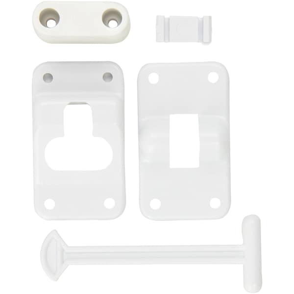 Lippert Lippert 381409 Kwikee T-Style Door Holder with Bumper - 4" - 381409