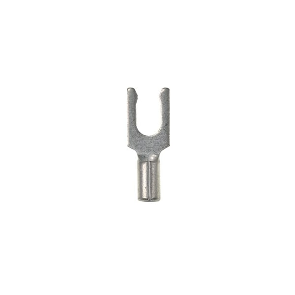 Panduit Locking Fork Term, non-Insul, 22 - 16AWG, #6 stud, P18-6LF-M, PK 1000 - P18-6LF-M