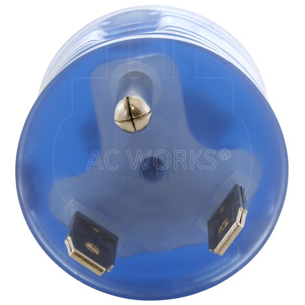 Ac Works RV 30A TT-30P Plug to 5-20R 15/ 20A Household Outlet with Power Indicator - RVTT520