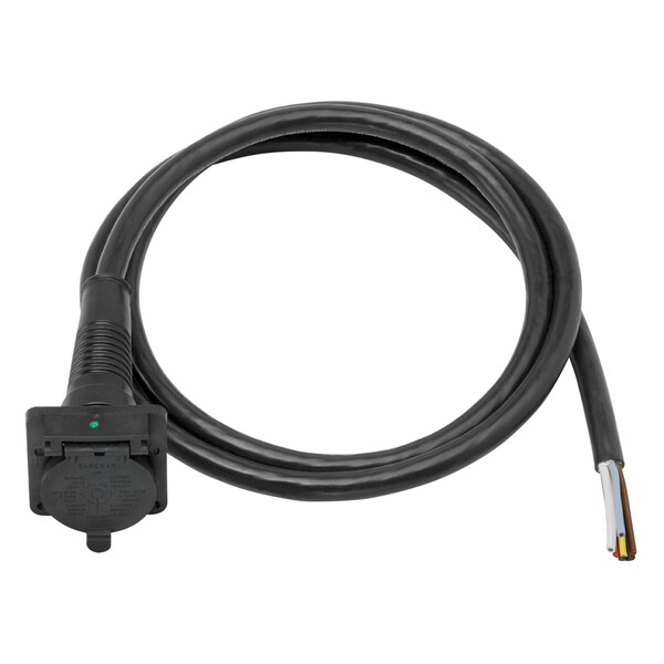 Bargman Bargman 50-87-007 7-Way Super Sealed Car End with 7' Cable - 50-87-007