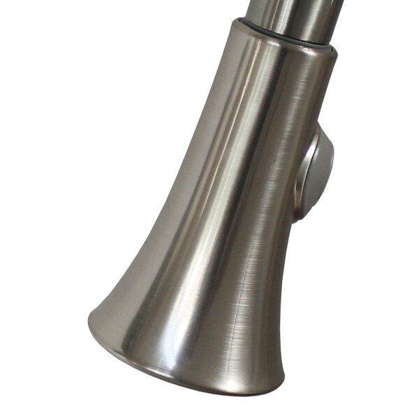 American Brass CRD-SPRY-SL3000N-A RV Kitchen Faucet w Trumpet Spout Pull-Down Sprayer&Single Lever Handle-Repl. - CRD-SPRY-SL3000N-A