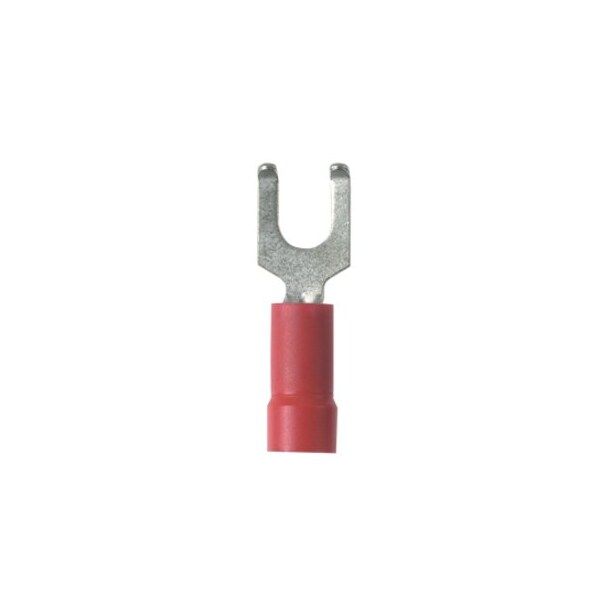 Panduit Flanged Fork Terminal, vinyl insulated,  - PV18-6FF-CY