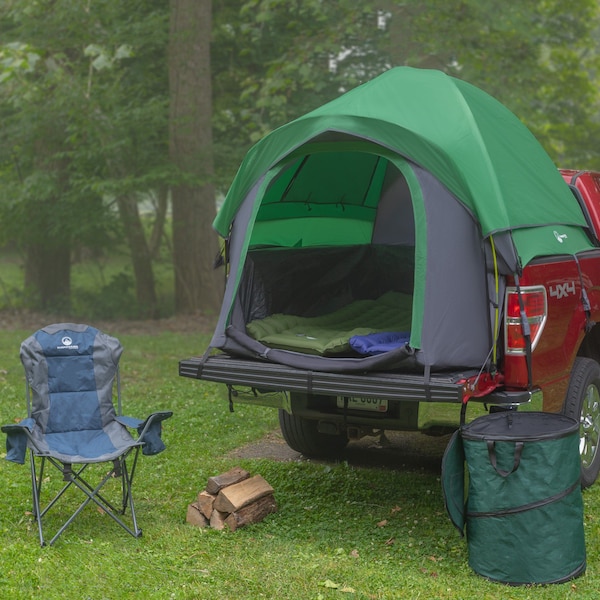 Wakeman 5.5 to 6ft Truck Bed Tent, Green - 75-CMP1123