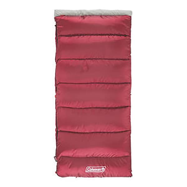 Coleman Coleman Autumn Glen Burgundy Sleeping Bag 2 in. H X 33 in. W X 75 in. L 1 pk - 2000035897