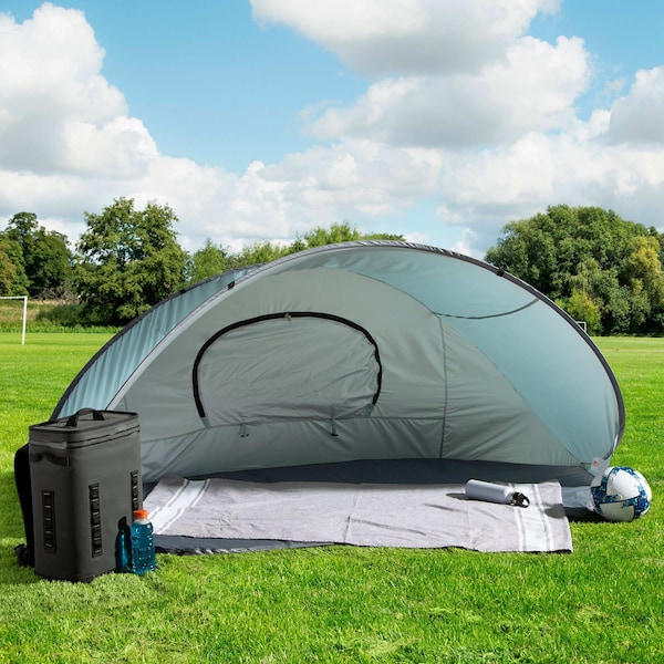 Wakeman Pop Up Beach Tent - Fits 2-3 People - Sun Shelter with UV Protection, Ventilation by Blue - 75-CMP1104