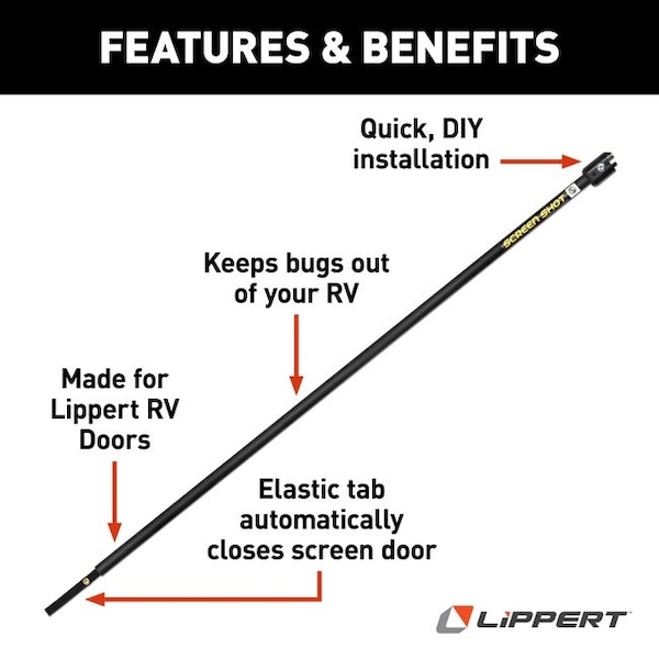Lippert SCREEN SHOT ASSEMBLY KIT, RO 26.001 - 26.999IN - 730813