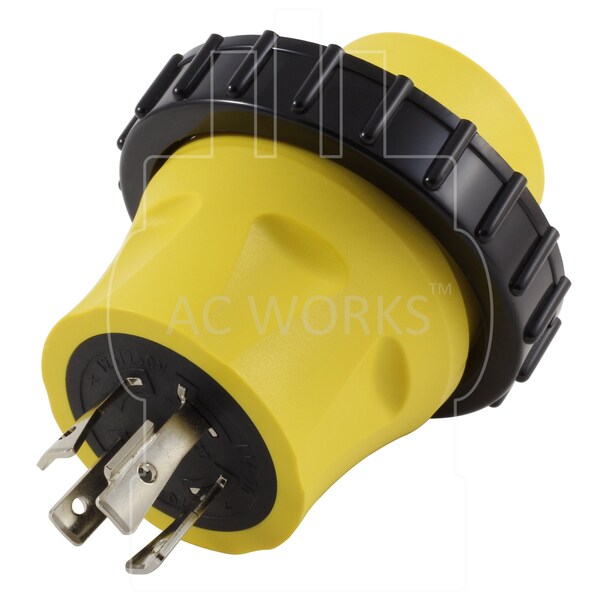 Ac Works Generator 20A 4-Prong Plug to 30A RV/Marine L5-30R Female Connector - RVL1420M30