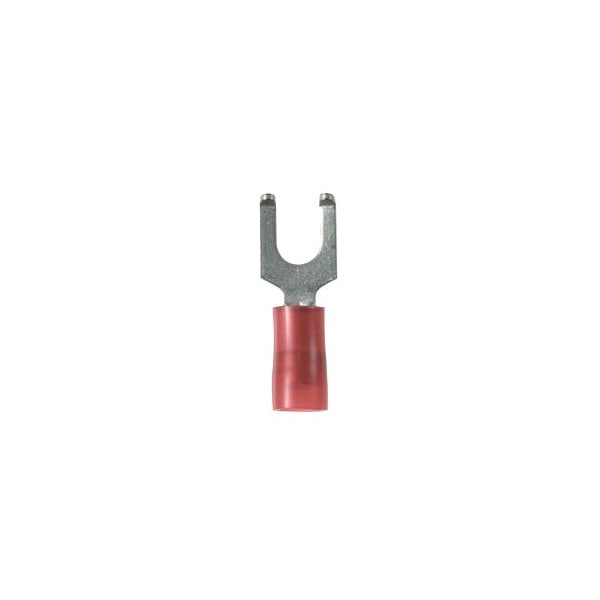Panduit Flanged Fork Terminal, nylon insulated, 22 -, PN18-10FF-M, PK 1000 - PN18-10FF-M