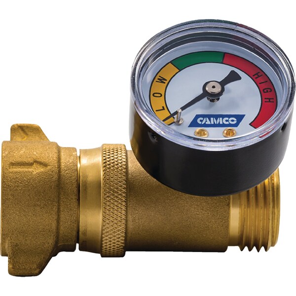 Camco Camco Water Pressure Regulator w/Gauge - 40064