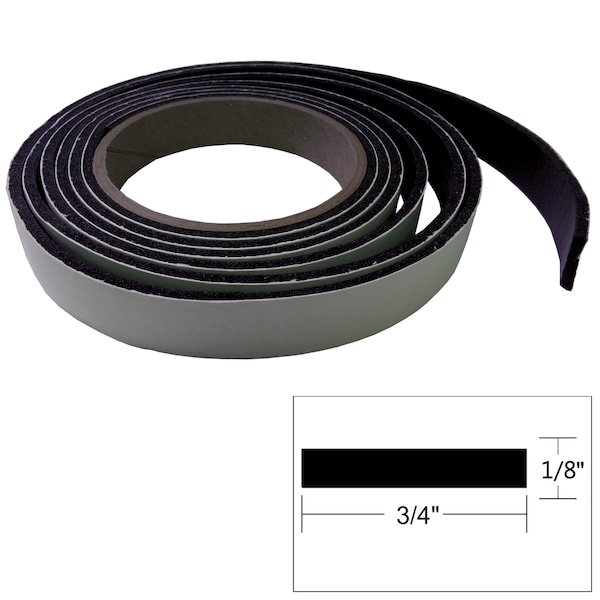 Taco Marine Hatch Tape 8'L x "H x "W - Black - V30-0744B8-2