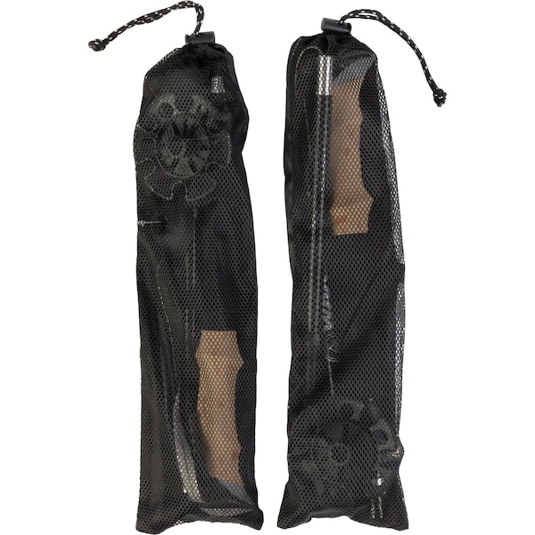 Wakeman Collapsible Walking Sticks - Set of 2 Foldable Trekking Poles for Hiking by Wakeman Black - 75-CMP1119