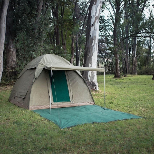 Backseat Alpha Kilo 4000 Canvas 6 Person Bow Tent, Camping Tent - BA2577584