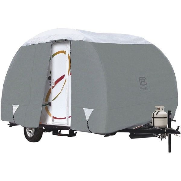 Classic Accessories R-Pod Trailer Cover, up to 18 ft 8"L Grey - 80-199-151001-00