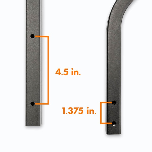 Mor/Ryde Use With 2nd Generation StepAbove 3 Step RV Steps, Black, Powder Coated - STP214-121H