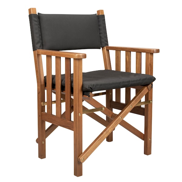 Whitecap Hemingway Director's Chair with Black Cushion Seat - 61051