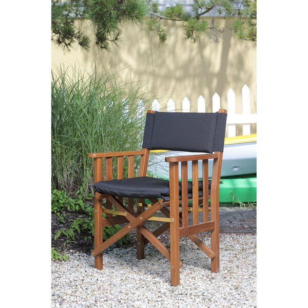 Whitecap Hemingway Director's Chair with Black Cushion Seat - 61051