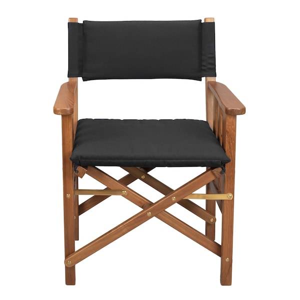 Whitecap Hemingway Director's Chair with Black Cushion Seat - 61051