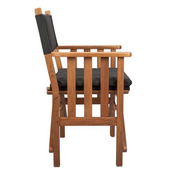Whitecap Hemingway Director's Chair with Black Cushion Seat - 61051