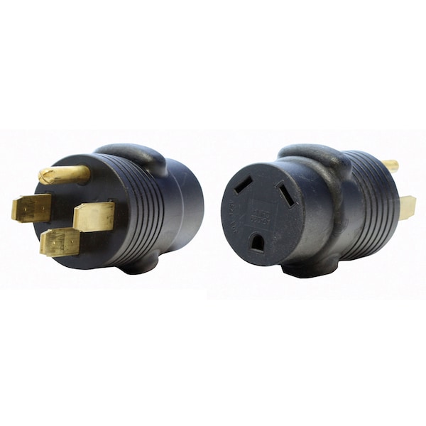 Valterra Valterra A10-5030A Mighty Cord Adapter Plug - 50AM to 30AF, Black (Bulk) - A10-5030A