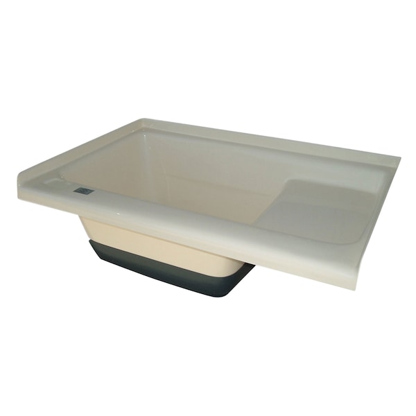 Icon Icon 00474 Sit-In Step Tub with Left Hand Drain TU500LH - Polar White - 00474