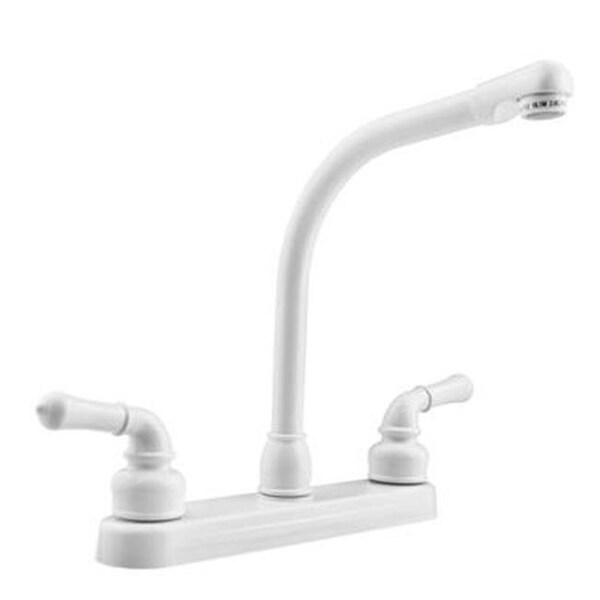 Dura Faucet DURA FAUCET DFPK210CWT Hi-Rise RV Kitchen Faucet - D6U-DFPK210CWT