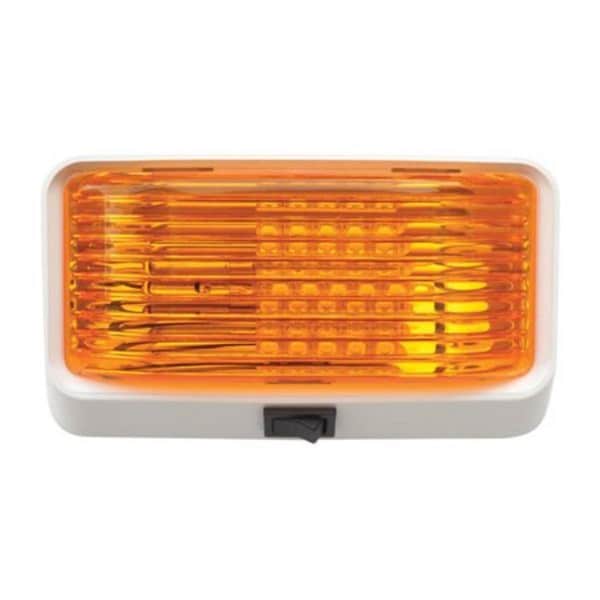 Bookazine LED Porch Light with On-Off Switch, Amber - TI3706396