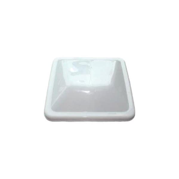 Ventline Replacement 14in x 14in Vent Cover for Ventadome E-Z Lift RV Roof Vents - White - BVE0108-00
