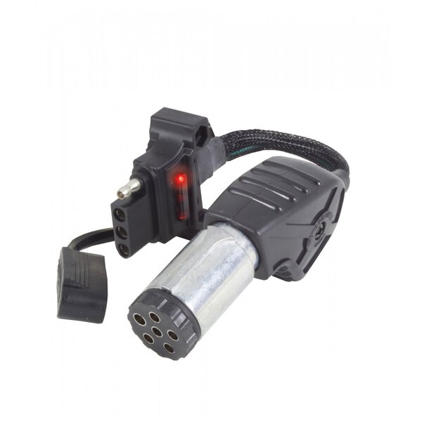 Hopkins Towing Solutions Hopkins Endurance 6-Round to 4-Flat LED Flex Adapter - 47320