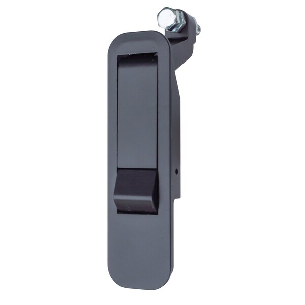 Global Pivot Latch, Long Body, Short Arm, Non-Locking, Black - PL-LSN-10206-2006-1PK