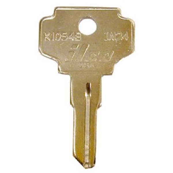Dormakaba Kaba IN24-K1054B Key Blank For Bargman; Pack Of 10 - 556954