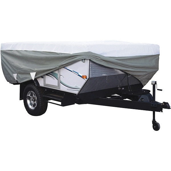 Classic Accessories Camper Trailer Cover, 16 ft-18 ft L, Grey - 80-042-183106-00