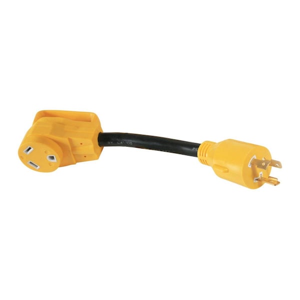 Water World 30 Male & 30 Female amp Adapter; 3 Prong - WA162391