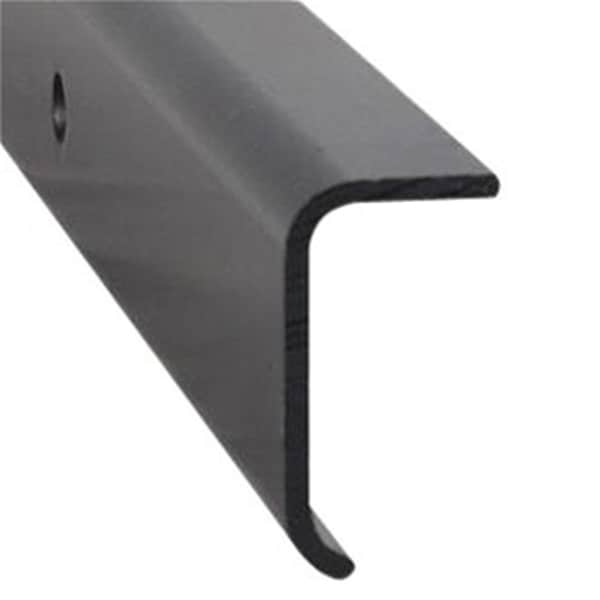 Ap Products 16 ft. Black Aluminum Long Leg Non Insert Trim - 021-86102-16