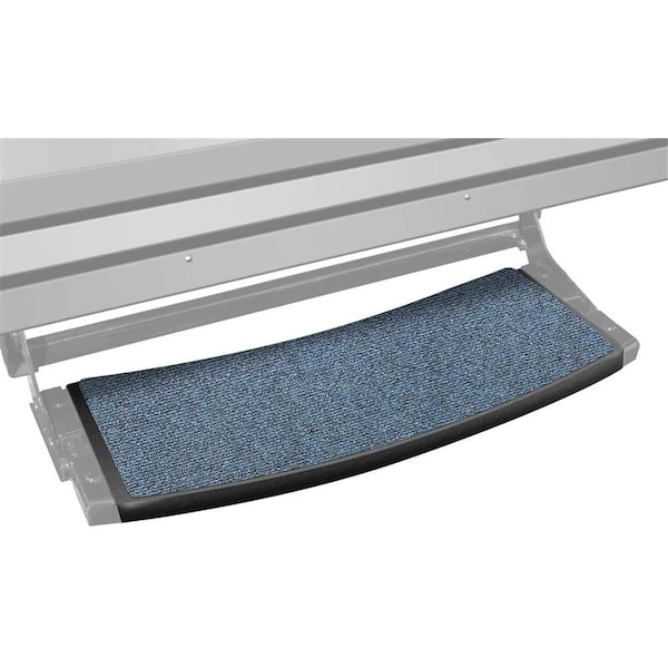 Powerhouse 22 in. Outrigger Radius RV Step Rug - Atlantic Blue - PO2110037