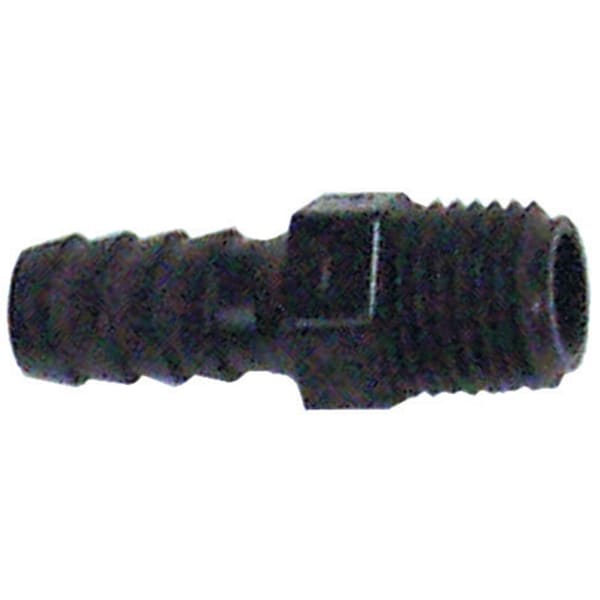 Midland Industries Midland Metal 33-017B Polyethylene Male Pipe x Barb Union - 1/2 in. x 1/2 in. - 33-017B