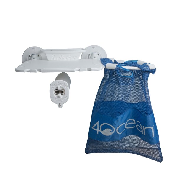 Seasucker Portable, Suction Cup Mount To Outside Of RV/ Camper Van, With Cutting Area/ Paper Towel - SM9100W