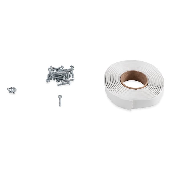 Camco UNIVERSAL VENT INSTALLATION KIT W/WHITE BUTYL TAPE 3/4 IN WIDE 8 FT LO - 25013