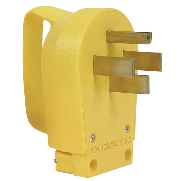 Camco Camco 2.9 in. 50 amps RV Male Plug Replacement 50 AMP 1 pk - 55255