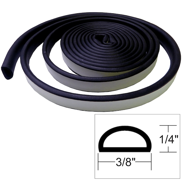 Taco Marine Weather Seal - 10'L x "H x "W - Black - V30-1333B10-1
