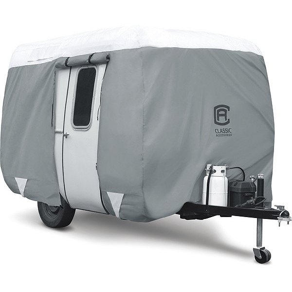 Classic Accessories Trailer Cover, 13 ft 1"-16 ft Trailer Grey - 80-409-161001-RT