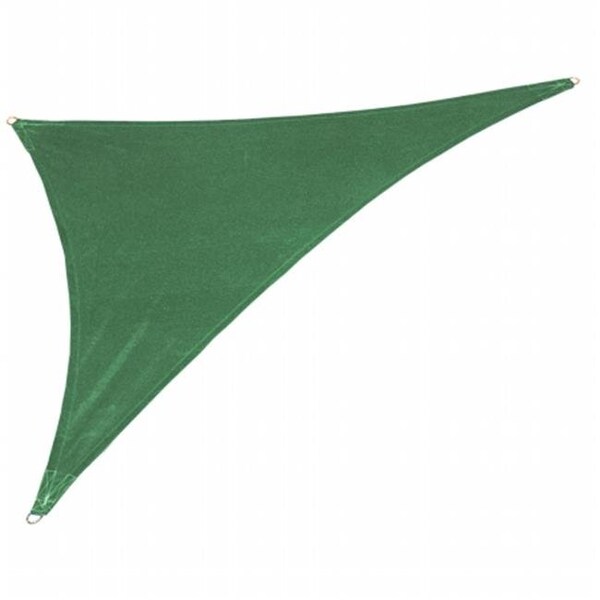 Gale Pacific Usa Inc Gale Pacific USA 473969 Coolaroo Coolhaven SHADE SAIL RT TRI 15'x12'x9'   Heritage Green with Fixing Kit - 473969