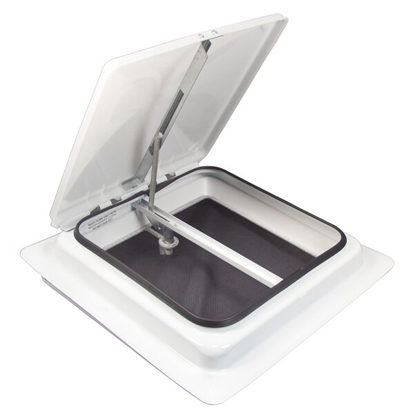 Hengs Heng's V971201-C1G1 EZ-Mount Vent - 14" x 14", White - V971201-C1G1