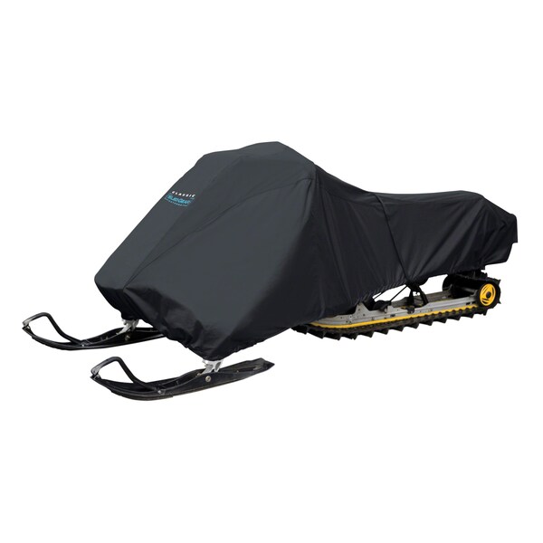 Classic Accessories Travel Cover, Fits 100"L, Blk Snowmobile - 71527