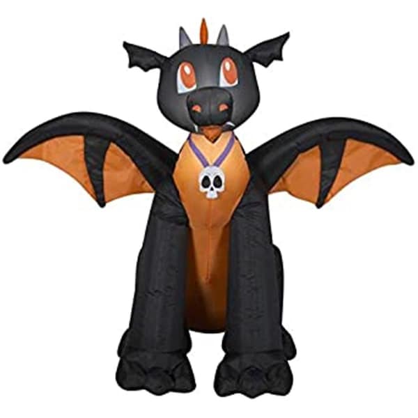 Water World Airblown Winged Dragon, Black & Orange - WA2061627